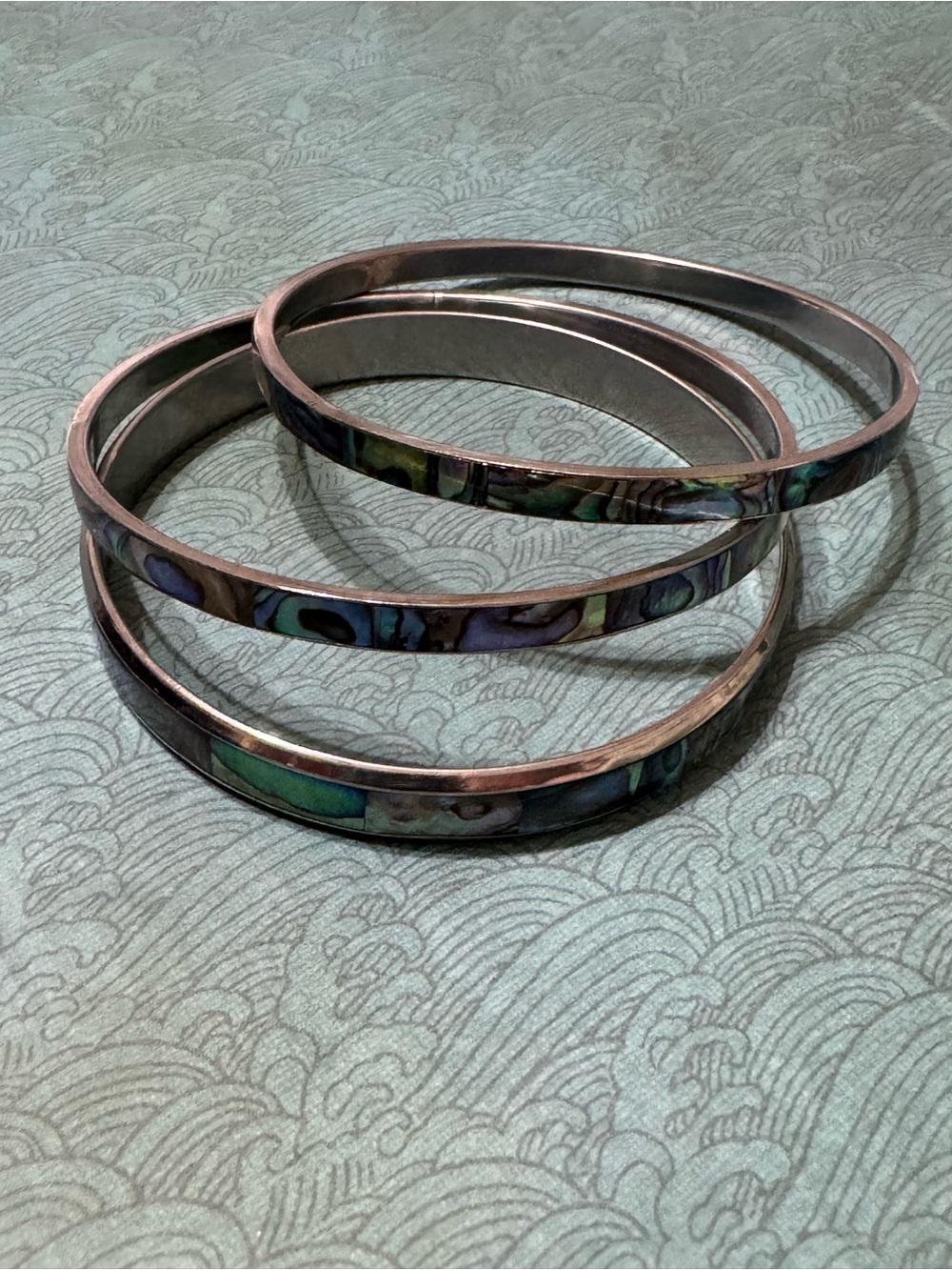 ABALONE BANGLE BRACELETS - Picture 9 of 12